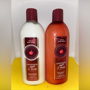 Bath & Body Works Champagne Apple & Honey Shampoo & Conditioner new